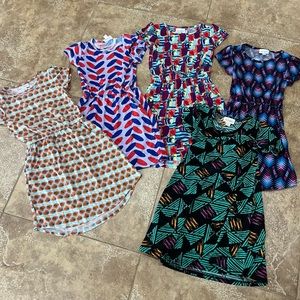 Lularoe Dresses, size 6, multicolor